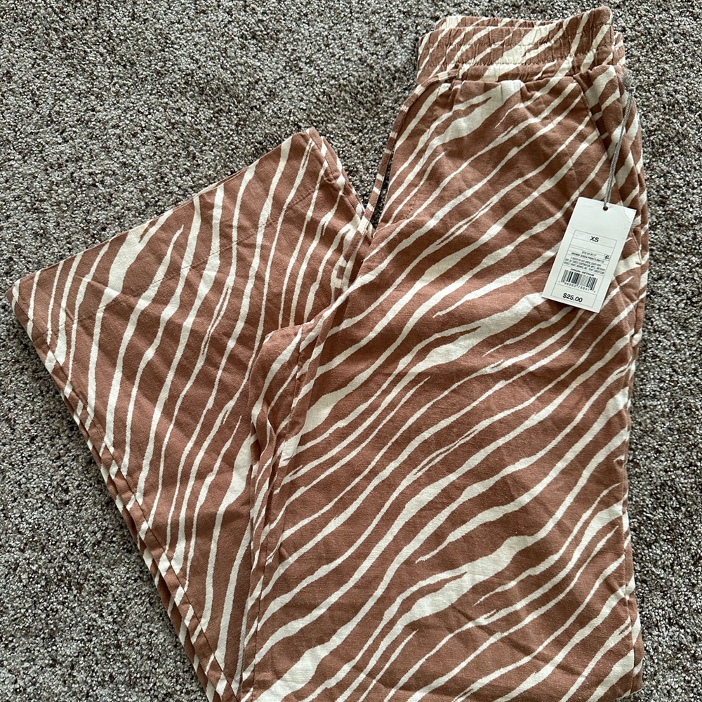 Target Brown Zebra Print Pants